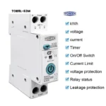 TOMZN TOB9L-63M | TUYA 63A Breaker