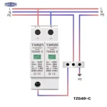 TOMZN 2 Pole AC SPD – TZG40-C - Image 2