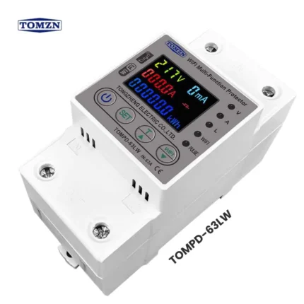 TOMZN TOMPD-63LW | 10-in-1 WiFi Smart Multi-Function Protector Breaker